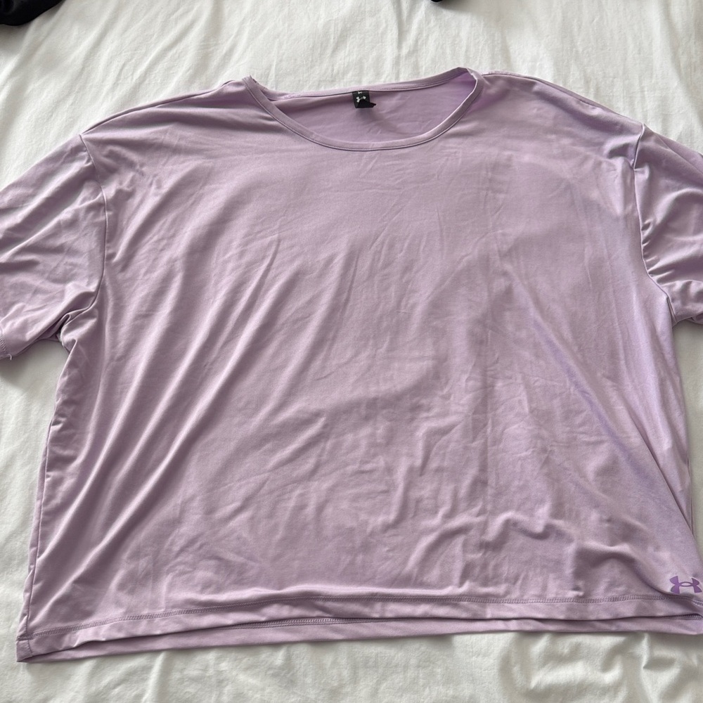 Under Armour Women's Light Purple Short Sleeve Tee
